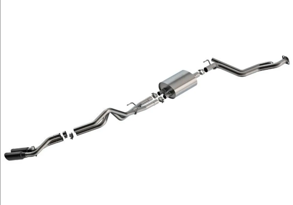 Borla Exhaust Black Chrome Tip S-Type Cat-Back System for 2024-2025 Toyota Tacoma
