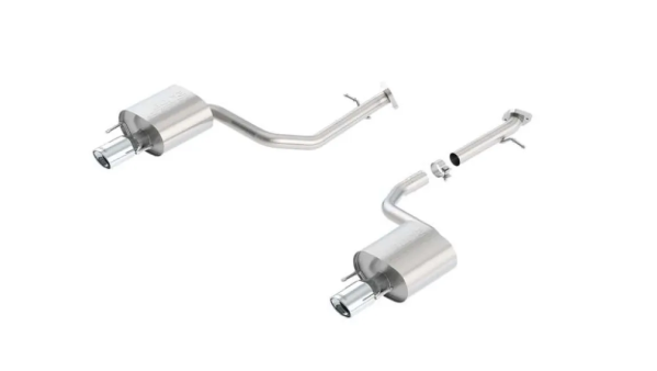 Borla Exhaust Axle-Back System for 2014-2024 Lexus IS 250/350, T-304 Stainless Steel Tips